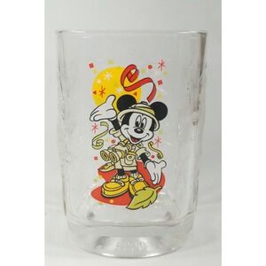 2000 Safari Mickey Mouse Disney World Animal Kingdom McDonalds Square Glass
